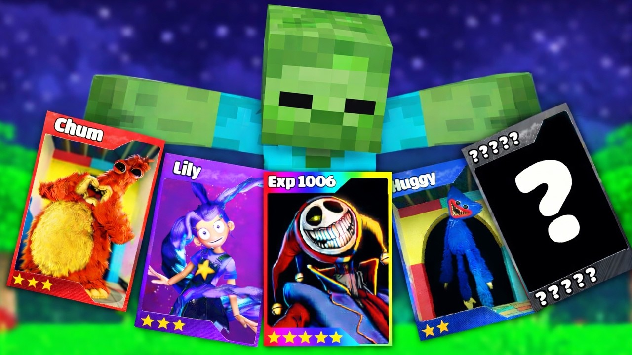 POPPY PLAYTİME KARTLARINI ELE GEÇİRDİM 😱 - Minecraft