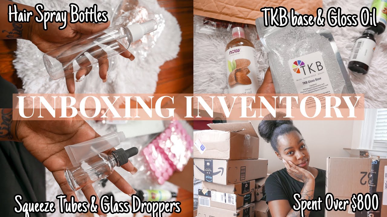 UNBOXING INVENTORY 2020 | LIP GLOSS INVENTORY HAUL | COSMETIC BUSINESS STARTUP | ENTREPRENUER LIFE