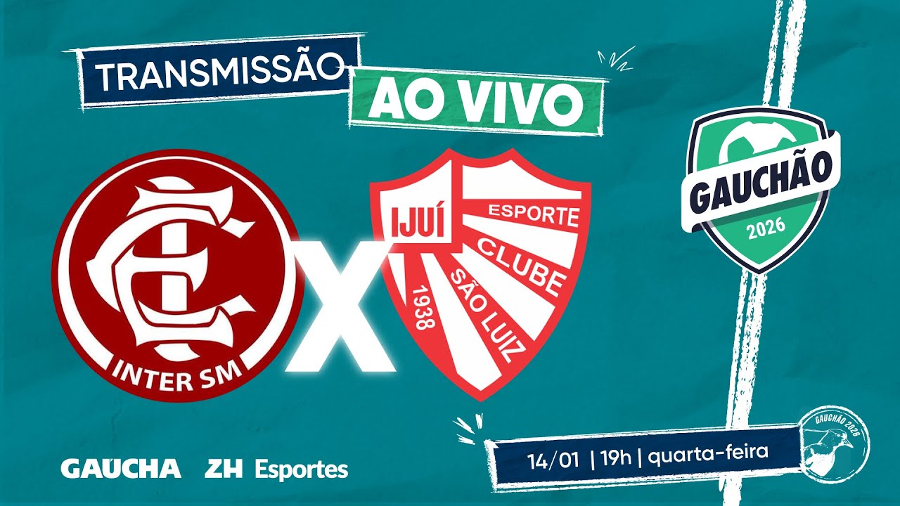 JOGO COMPLETO: INTER-SM 0 X 0 S&Atilde;O LUIZ | GAUCH&Atilde;O 2026 | 14/01/2026