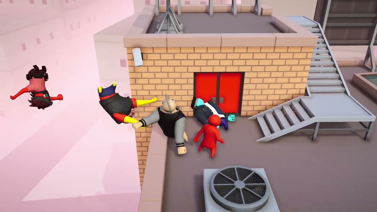 Gang beasts i flew off the map