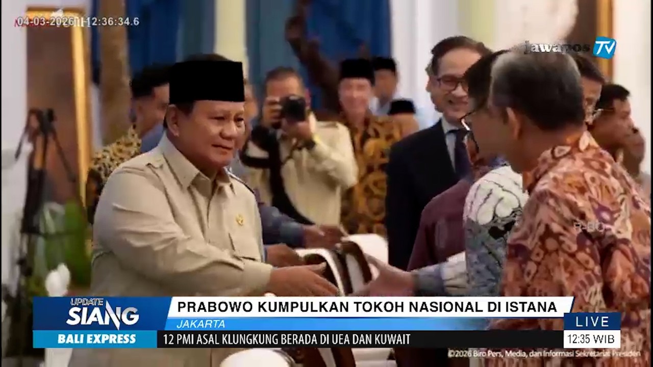Presiden Prabowo Kumpulkan Tokoh Nasional di Istana Merdeka