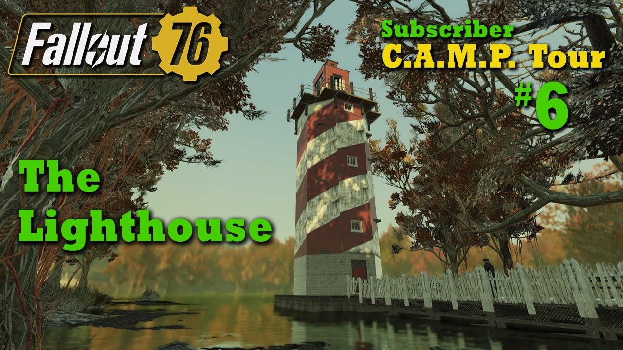 Fallout 76 Subscriber Camp Tour #6 - The Lighthouse by Davey Jones