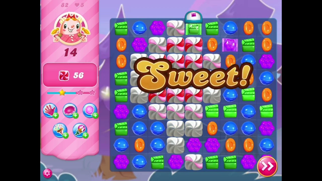 Candy Crush🍭 Saga : Level 82 - Collect All Orders! - 3 Sugared Stars 💫💫💫