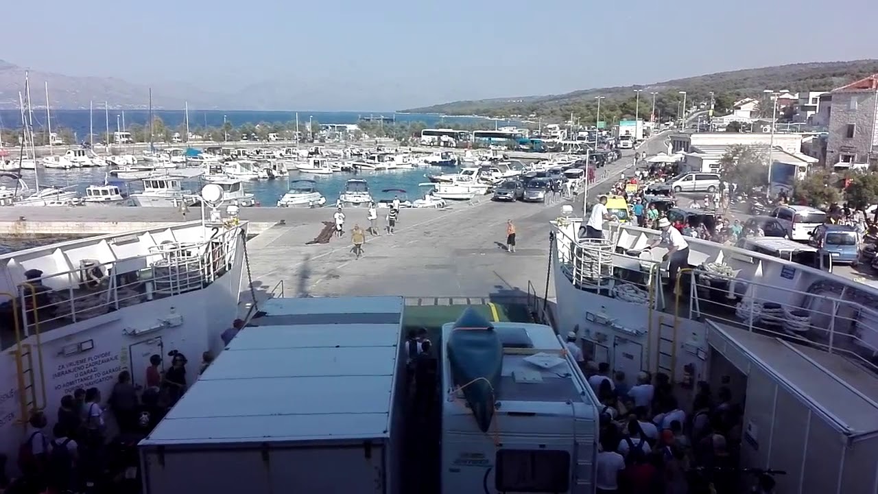 Car Ferry Spli - Supetar, Croatia