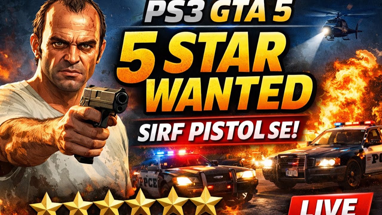 GTA V LIVE 🔥5 STAR WANTED LEVEL CHALLENGE OPEN WORLD GAMEPLAY ZIDDIGMR