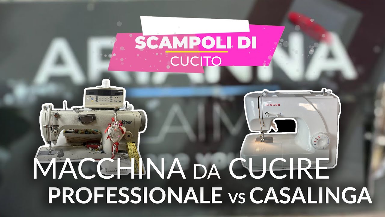 SCAMPOLI di CUCITO - MACCHINA da cucire  INDUSTRIALE vs 
