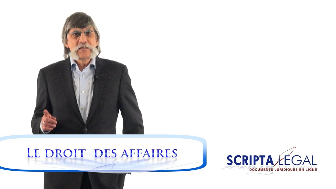 Le droit des affaires