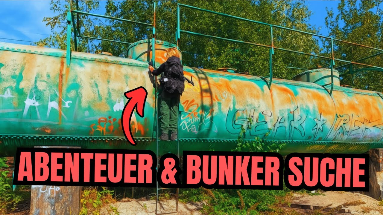BUNKER SUCHE //FABRIK ERKUNDUNG! Abenteuer und Überwachungskamera bei Lost Place Erkundung