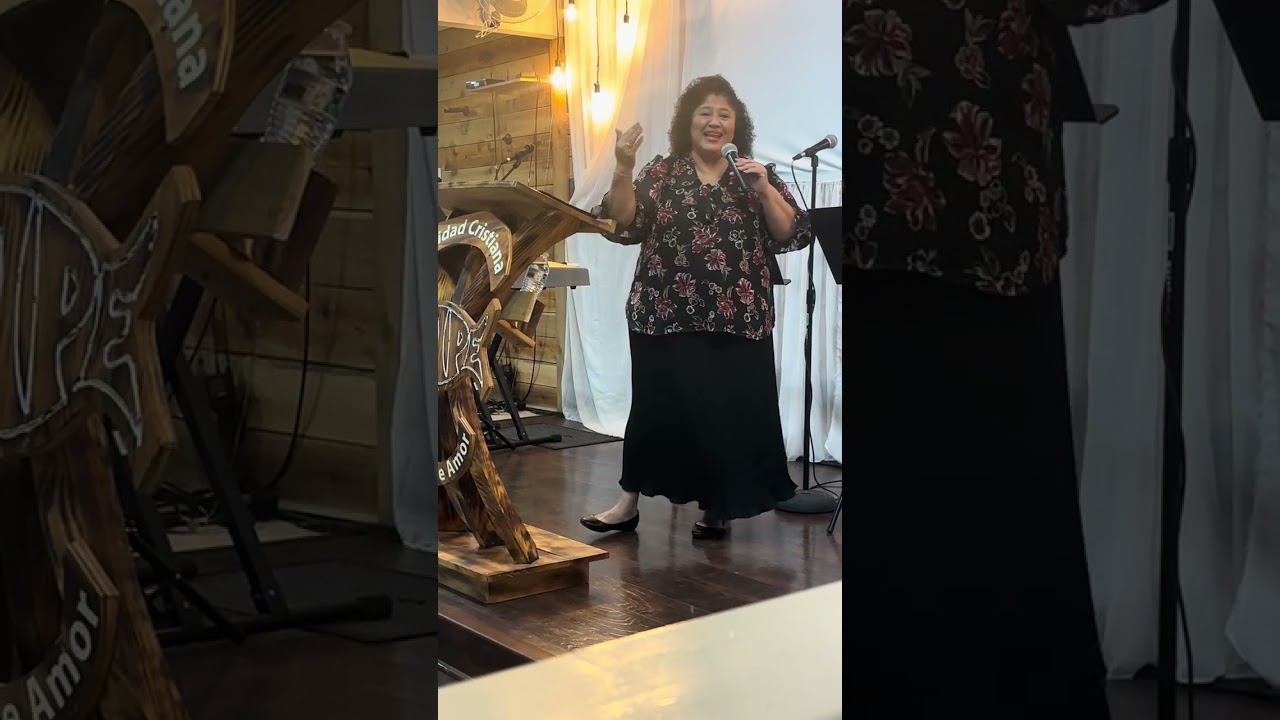 canto Escudo de Fe . Salmista Ana Ginez gracias pastores Javier y Elsa Gutiérrez..