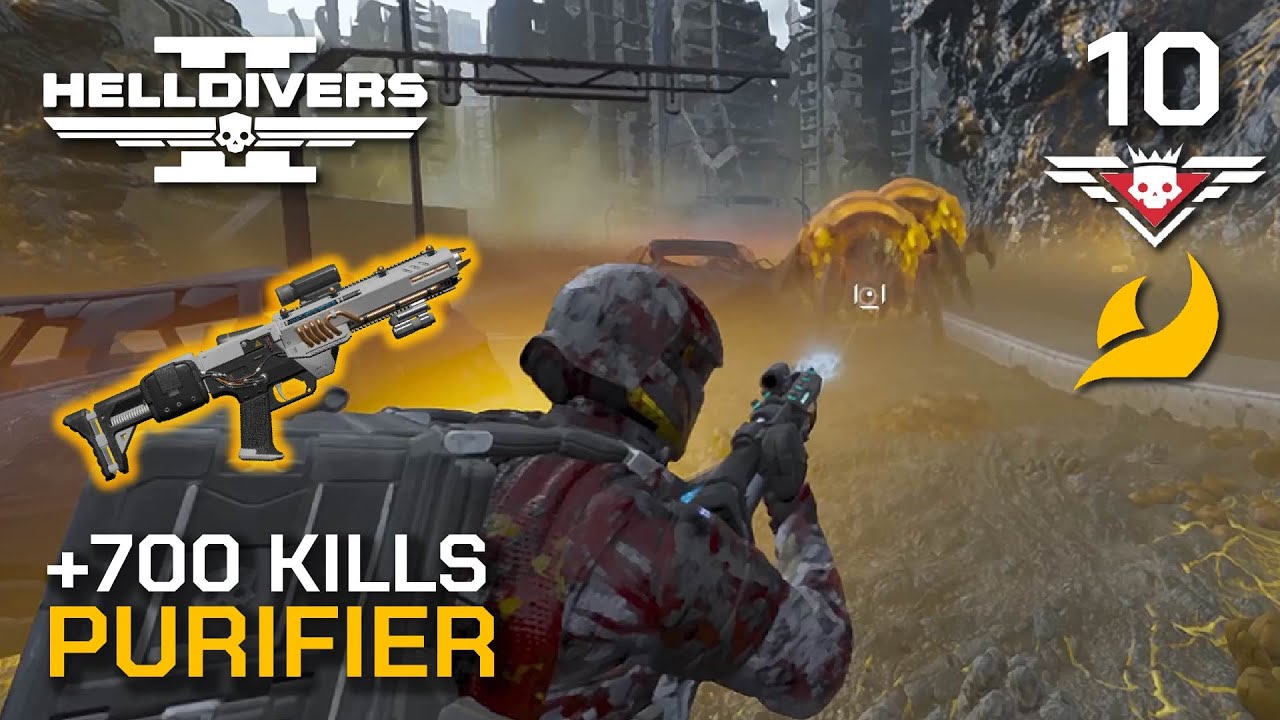 Helldivers 2 - The PURIFIER Is Very Good - Solo Superhelldive
