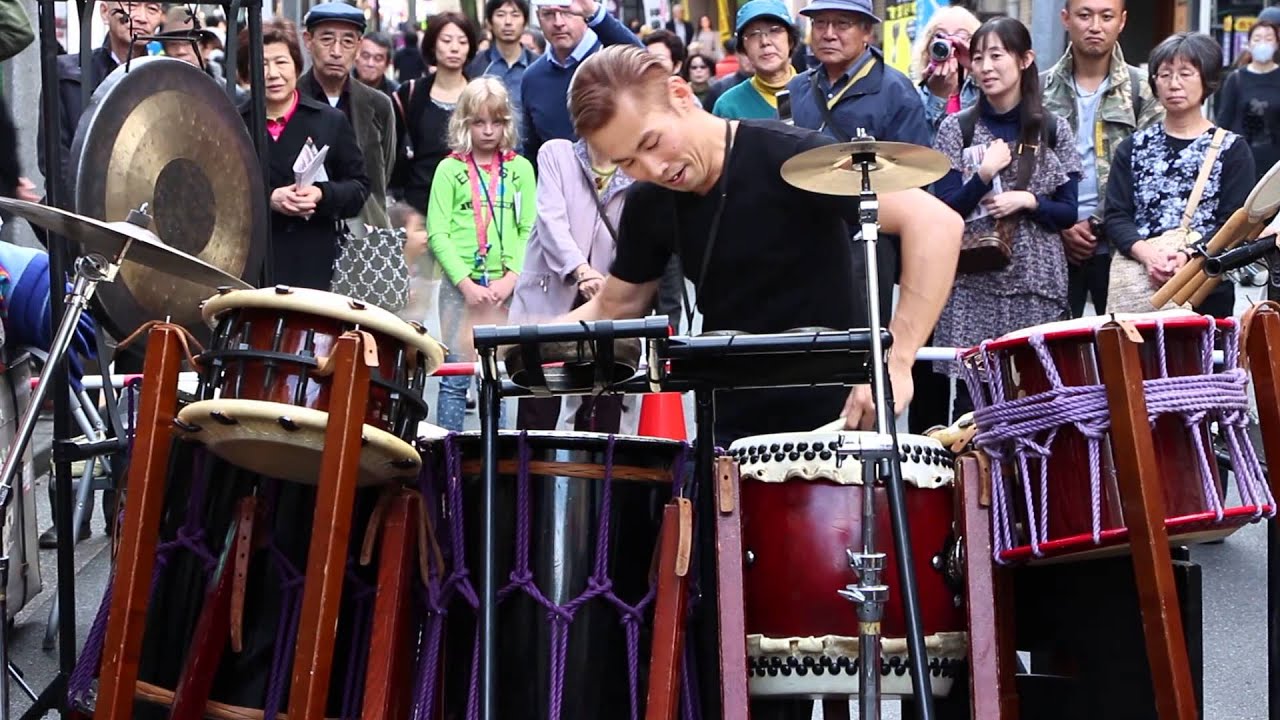 【和の心】和太鼓（大多和 正樹）ソロ【神楽坂まち舞台・大江戸めぐり2015】