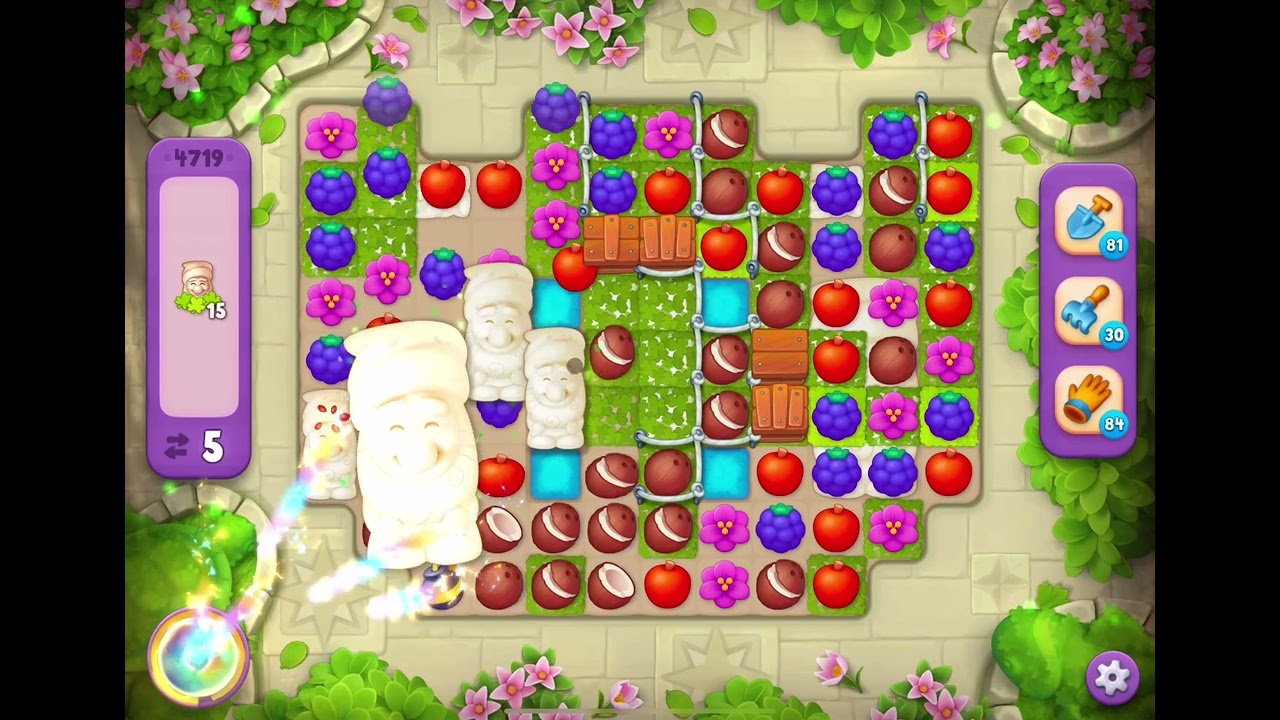 GardenScapes Level 4719 no boosters