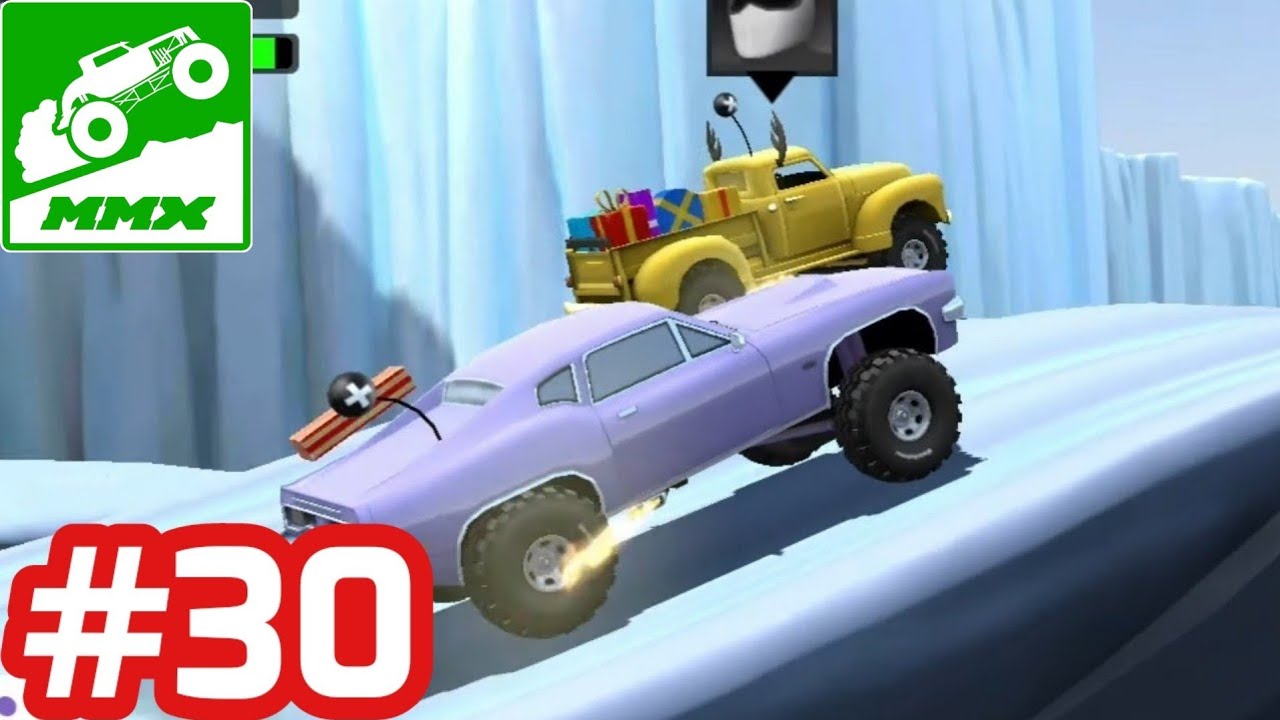 MMX Hill Dash - Gameplay Walkthrough - Part 30 The Muscle & The Buggy In North Pole (iOS/Android)