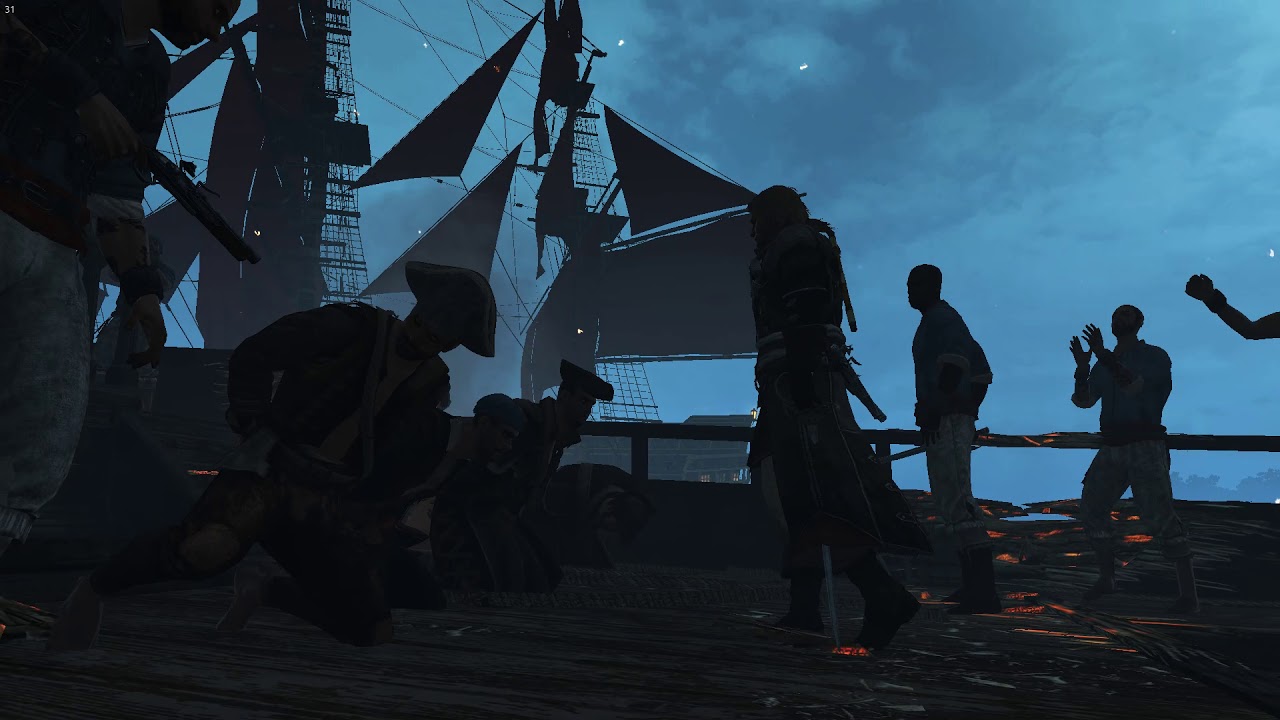 Assassin's Creed IV Black Flag - Random 10 minute battle