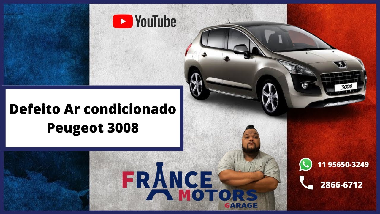 Defeito Ar Condicionado Peugeot 3008 motor THP #renault #peugeot #citroen #ds