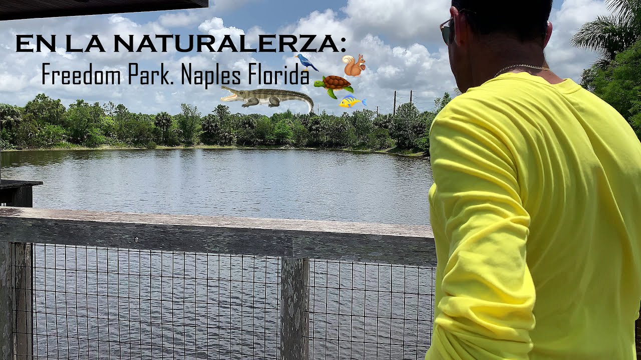 In nature: walk and relax in the Freedom Park. Naples Florida