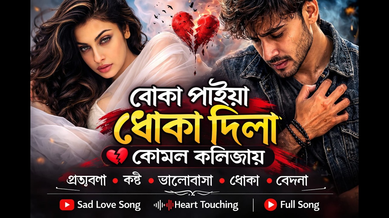 বোকা পাইয়া ধোকা দিলা বন্ধু কোমল কলিজায় | নতুন বিচ্ছেদের গান | Sad Bangla Song 2026