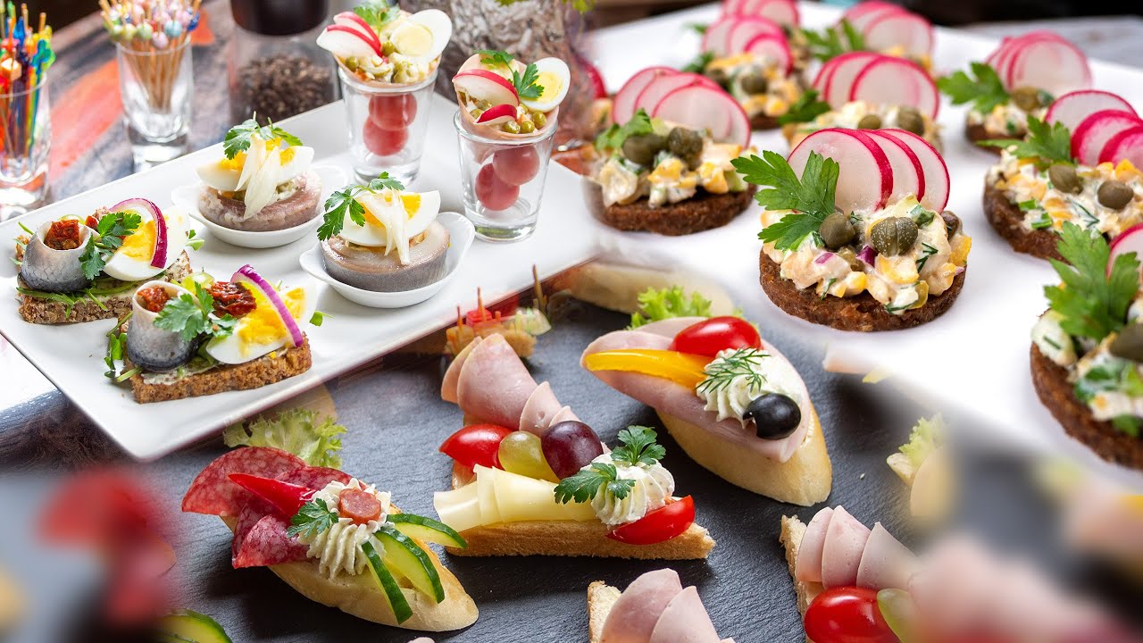 New Year's Eve party recipes for home Catering finger food ideas for you!