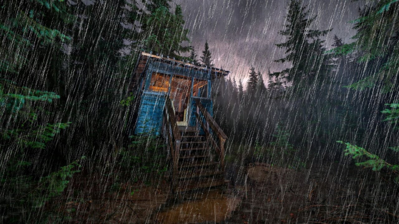 🔴 Gentle Rain & Distant Thunder LIVE 24/7 🌧️ Deep Sleep & Relaxation Sounds