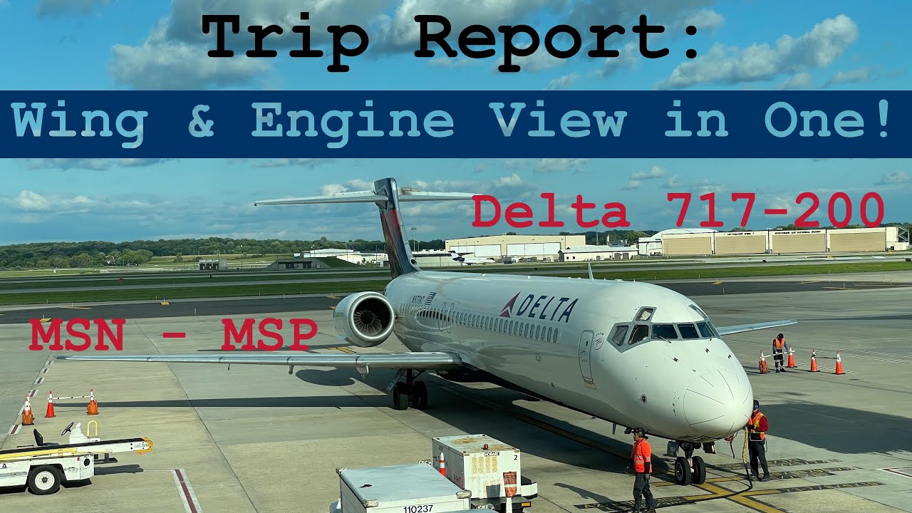 Trip Report: Beautiful Views from Economy! | Delta 717-200 | Madison - Minneapolis | MSN - MSP