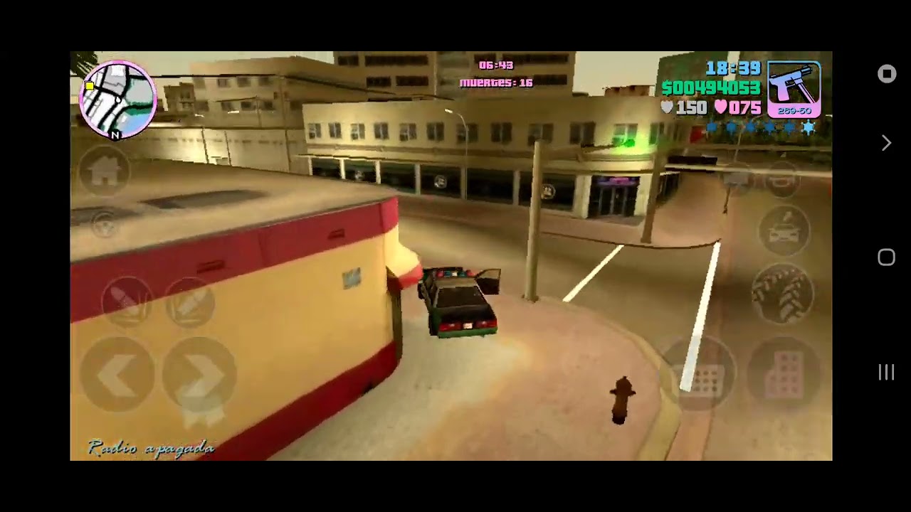 لعبة vice city ملاحقة المجرمين بسيارة الpolice