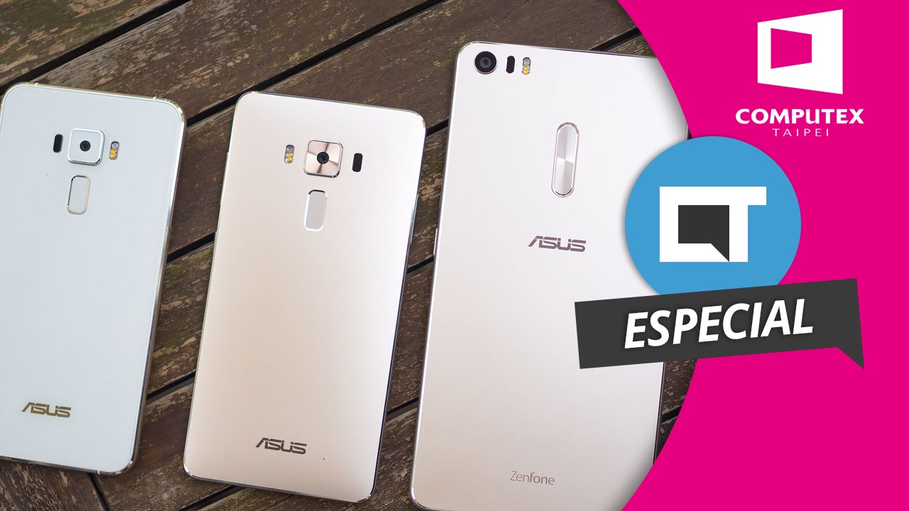 Zenfone 3, Zenfone 3 Ultra e Zenfone 3 Deluxe [Especial | Hands-on | Computex 2016]