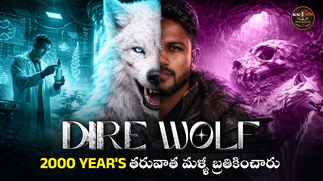 DIRE🐺 WOLF 2000 YEARS 😱TARAVATHA MALLI  😍PUTTINDI | DIRE WOLF💫 HISTORY |🦖Dinosaurs NEXT TARGET ? |