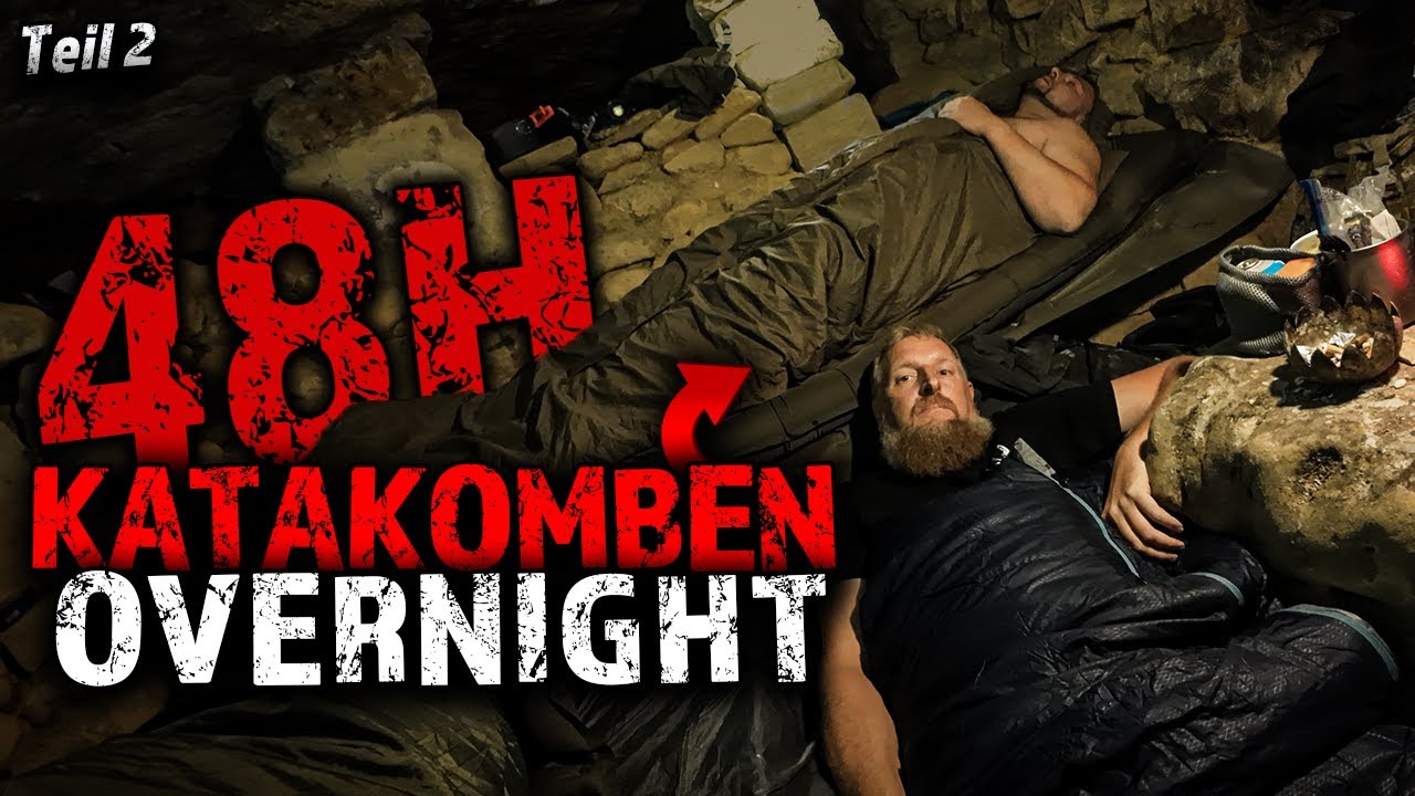 48 STUNDEN und KEIN SCHLAF in den KATAKOMBEN von PARIS! ☠️☠️ TEIL 2/5