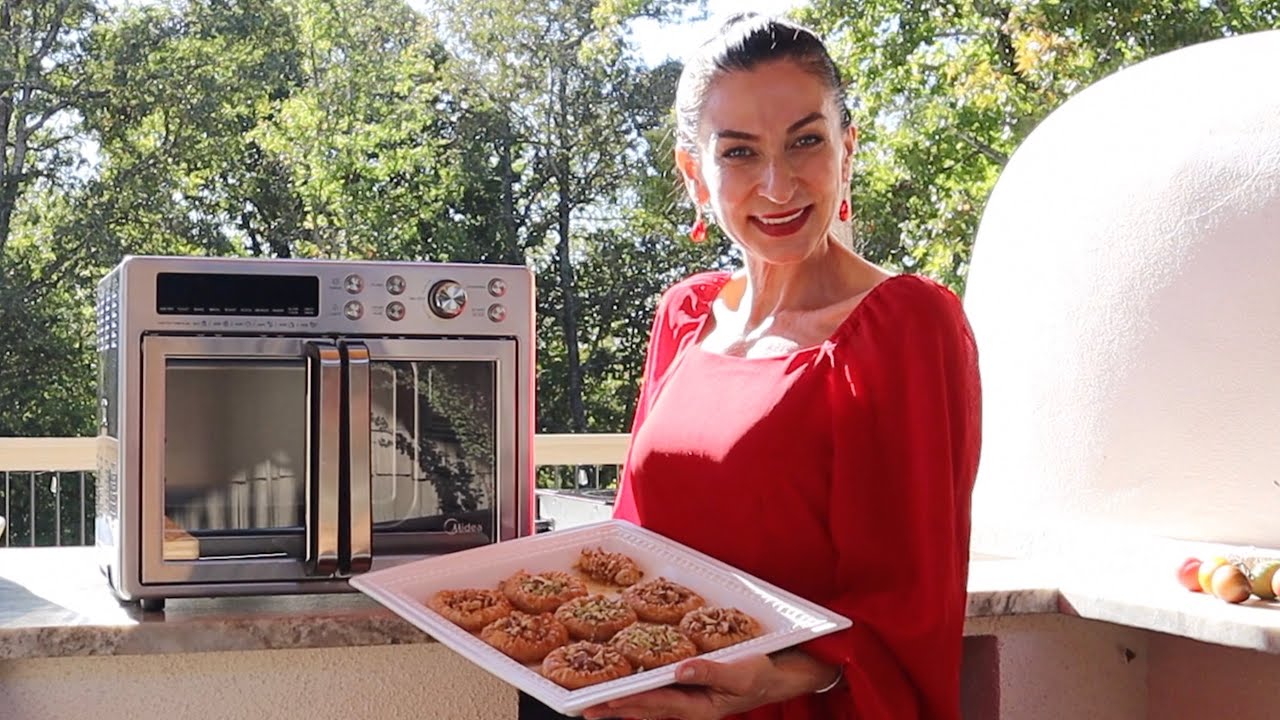 Baklava Cookie Rings | Midea Flexify French Door Air Fryer Oven | Heghineh | Heghineh