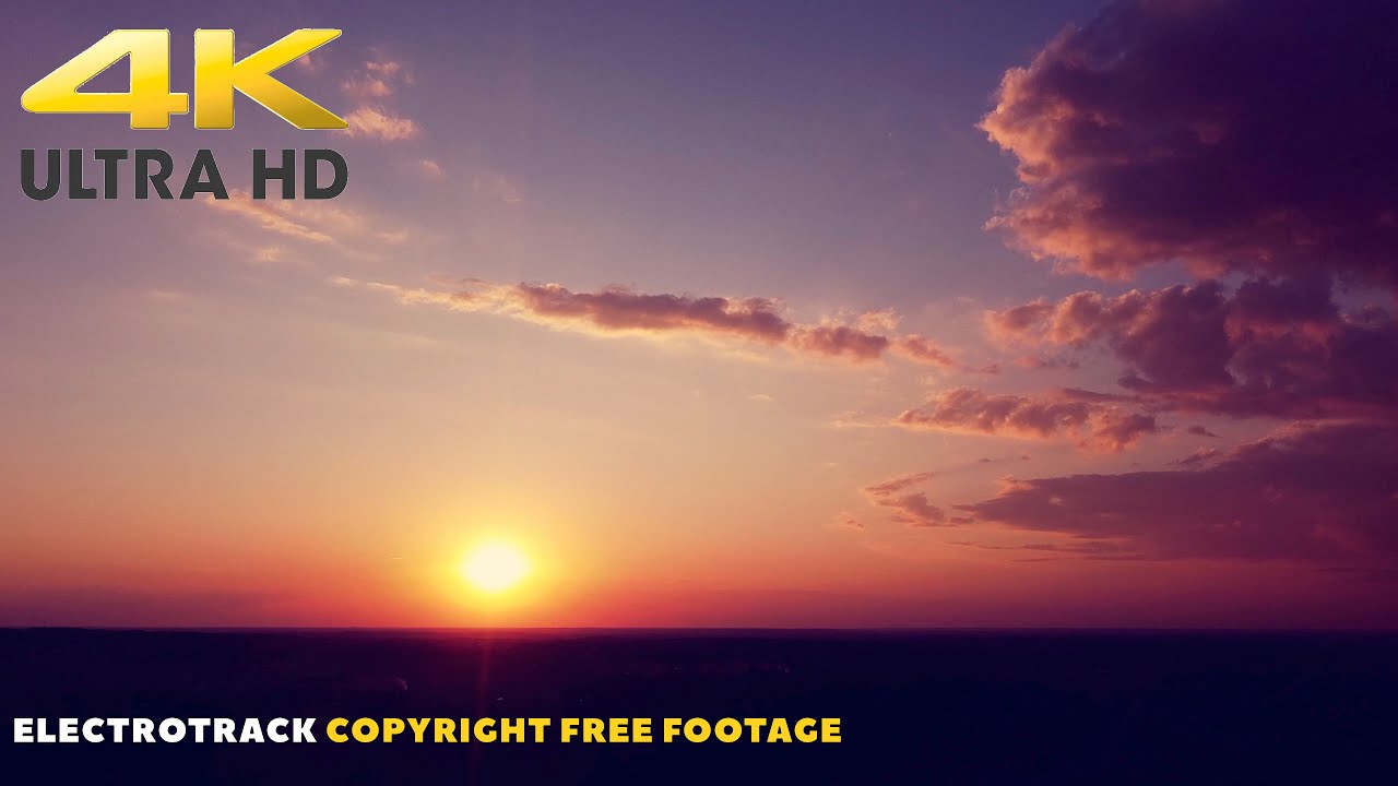 Awesome Sunset Clouds Sky Time lapse Background video 4K | No copyright footage | Free download