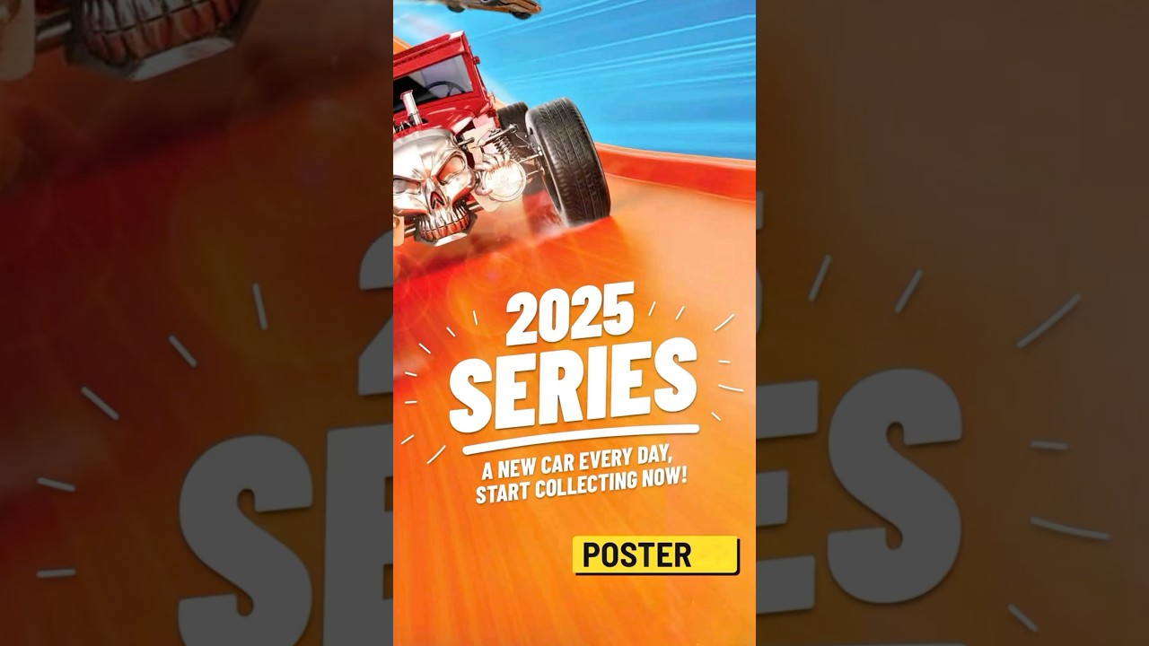 Complete 2025 Hot Wheels mainline poster! #hotwheels