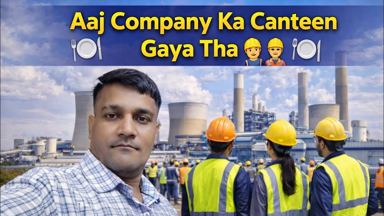 Aaj Company Ka Canteen Gaya Tha 😋🍽️ | Factory Life Vlog | Aajkal Main