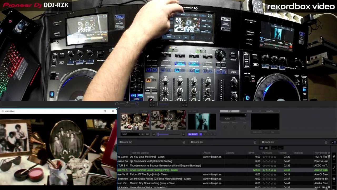 Tutorial Pioneer DJ DDJ-RZX y Rekordbox Video para VJ / VDJ