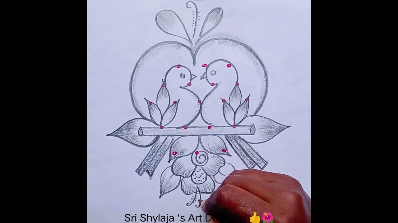 🌺Thai matham 🌺 unique 🌺 love birds 💕💕special kolam 👍🌺5 dots 🌺 simple rangoli 🌺 pulli kolam 🌺