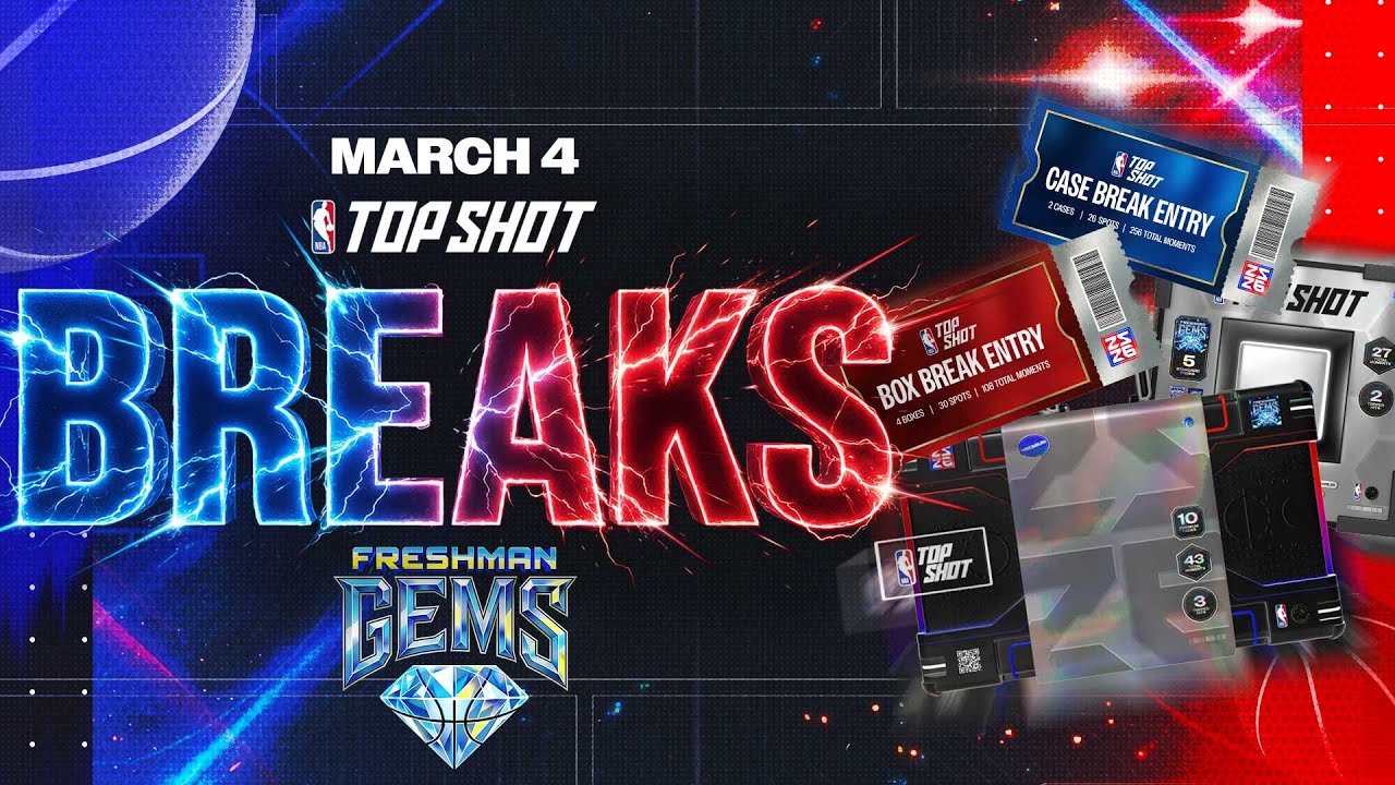 LIVE: NBA Top Shot FRESHMAN GEMS Break 🔥 - March 4
