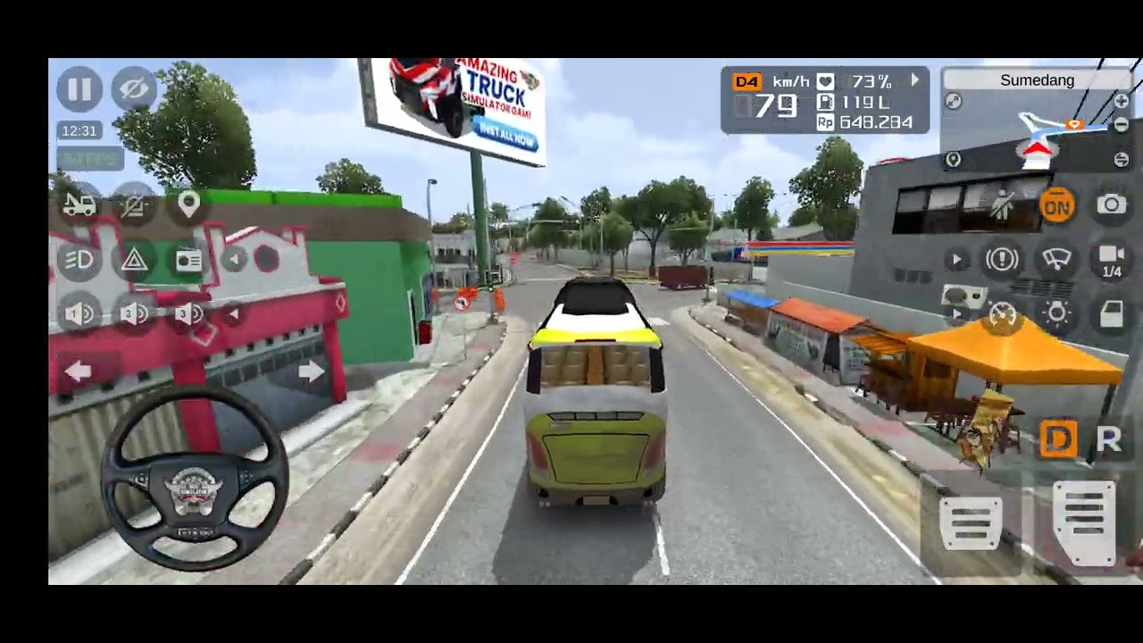 Bus simulator #view #like #bussimulator #bussidindonesia #viral #trending #gaming 