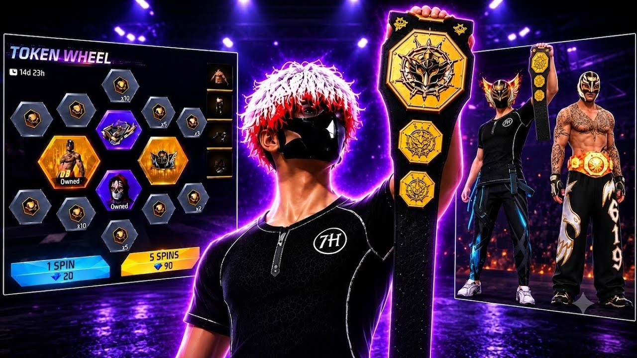 FREE FIRE NEW WWE COLLAB EVENT CONFIRMED 😱 | OB55 UPDATE LEAKS & EVO VAULT RETURN 🔥 | FF NEW EVENT