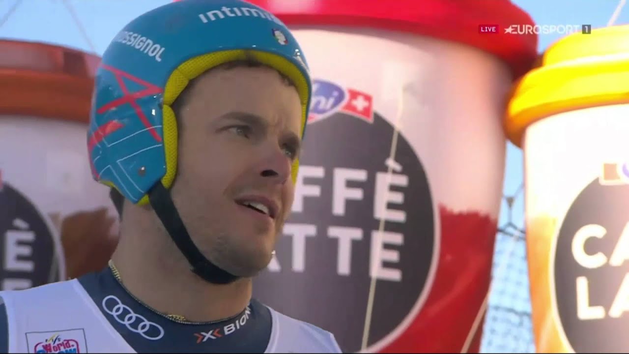 Christof Innerhofer crashes into a gate - Santa Caterina di Valfurva Downhill