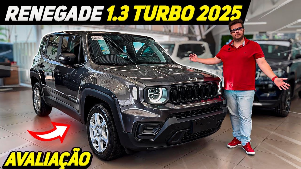 NOVO JEEP RENEGADE 1.3 TURBO 2025 - O MELHOR CARRO PCD?