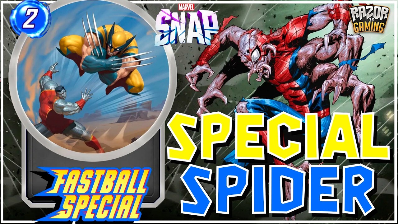 🕷️ MAN SPIDER CON FASTBALL SPECIAL ⚾ MARVEL SNAP