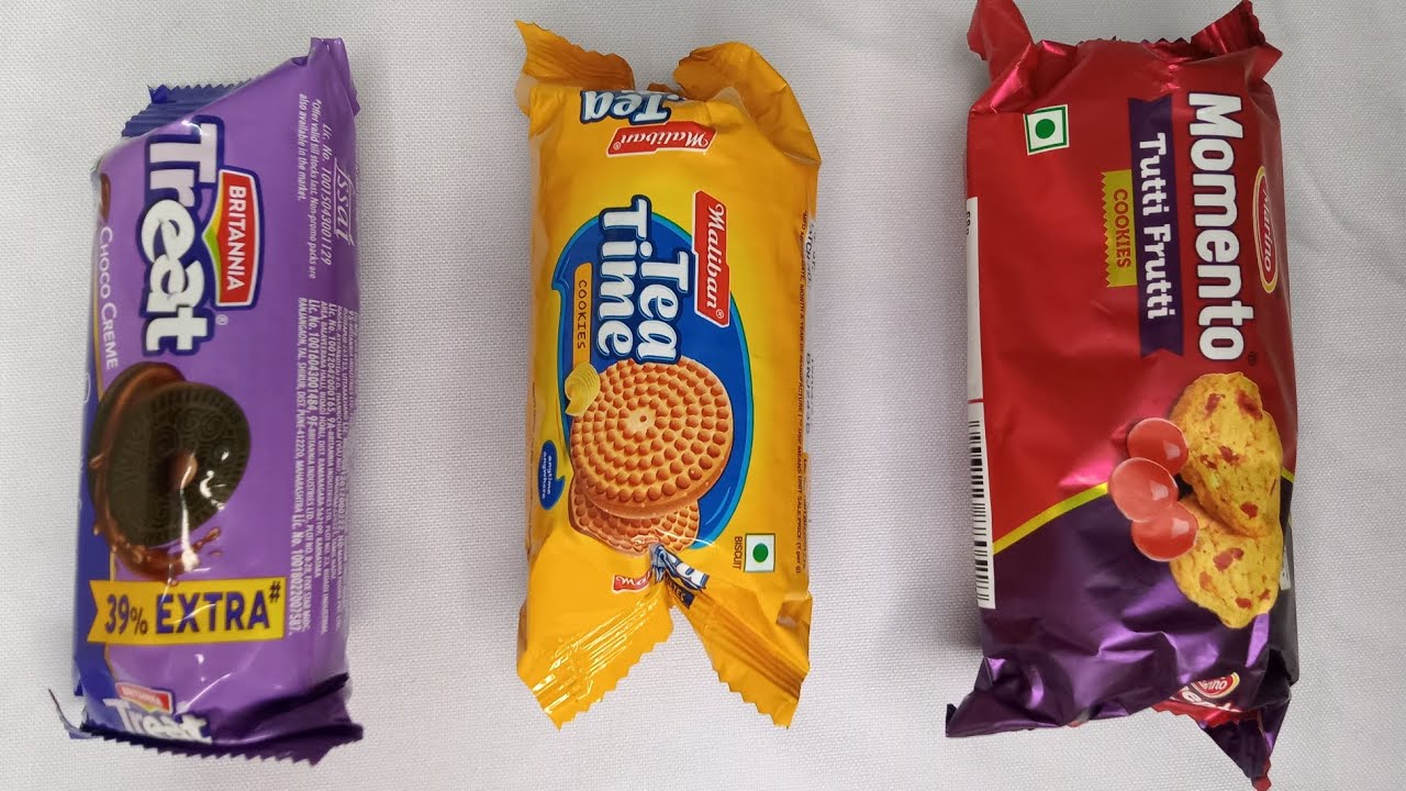 Treat Chaco Cream Vs Tea Time Biscuits Vs Momento Tutti Frutti Cookies ||🍪🍪🍪||