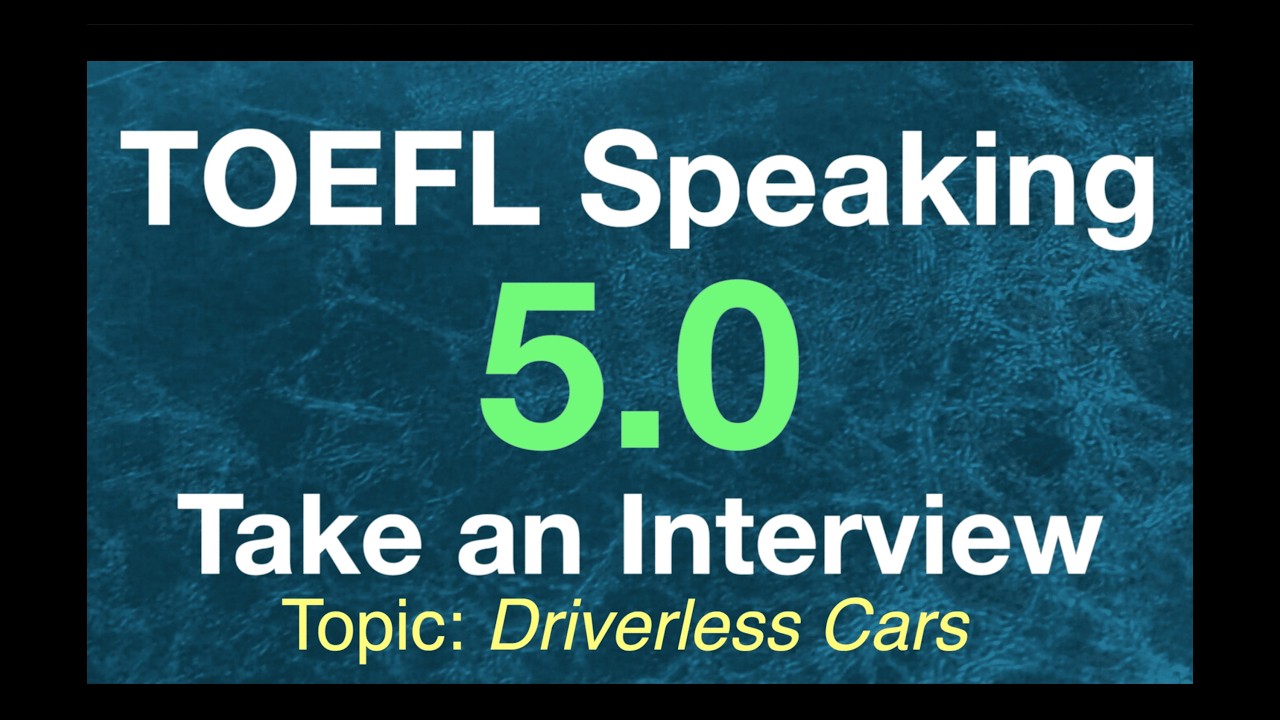 【TOEFL Speaking】5.0 Speaker’s Sample Answer – No.1