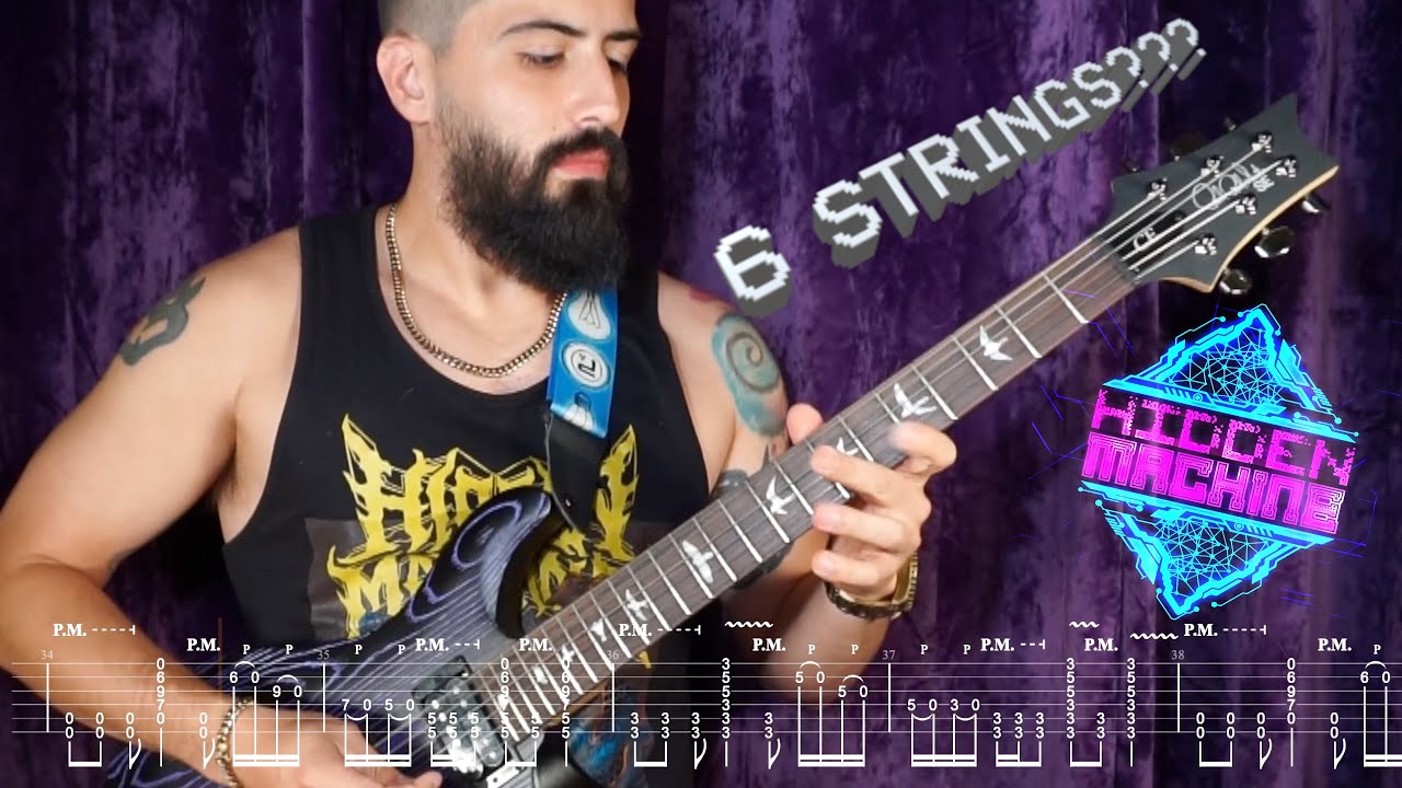 HIDDEN MACHINE | 6 STRING SHOWCASE | Top Riffs Volume II
