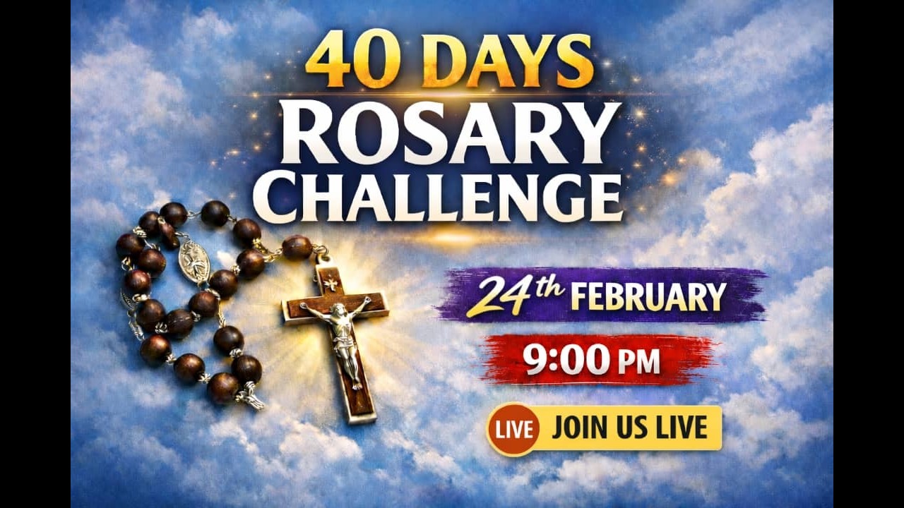 40 Days Rosary Challenge for Lent | Daily Catholic Prayer Journey