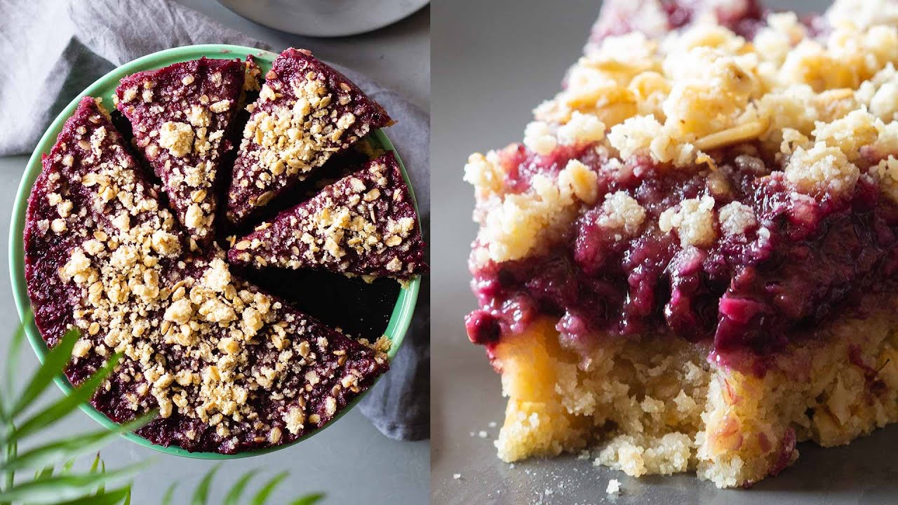 Almond Oat Crumble Blackberry Pie (Gluten-Free & Dairy Free)