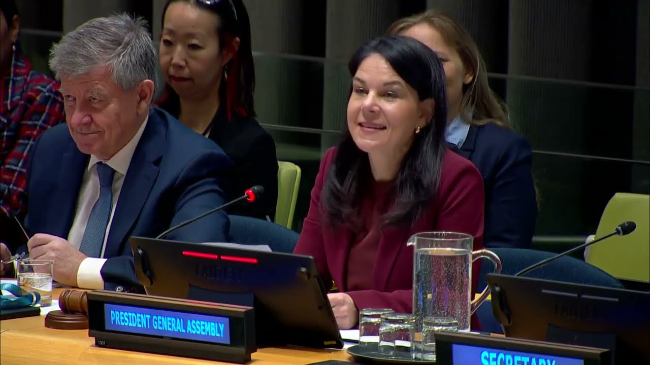 Initiative ONU80 : exposé d'Annalena Baerbock aux États Membres | Réforme | Nations Unies