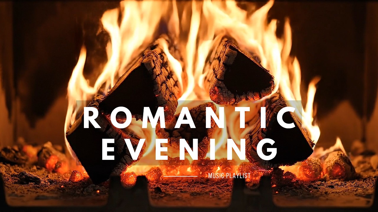 Warm & Romantic | Late Night Soul & Jazz Instrumentals — Fireplace Ambience