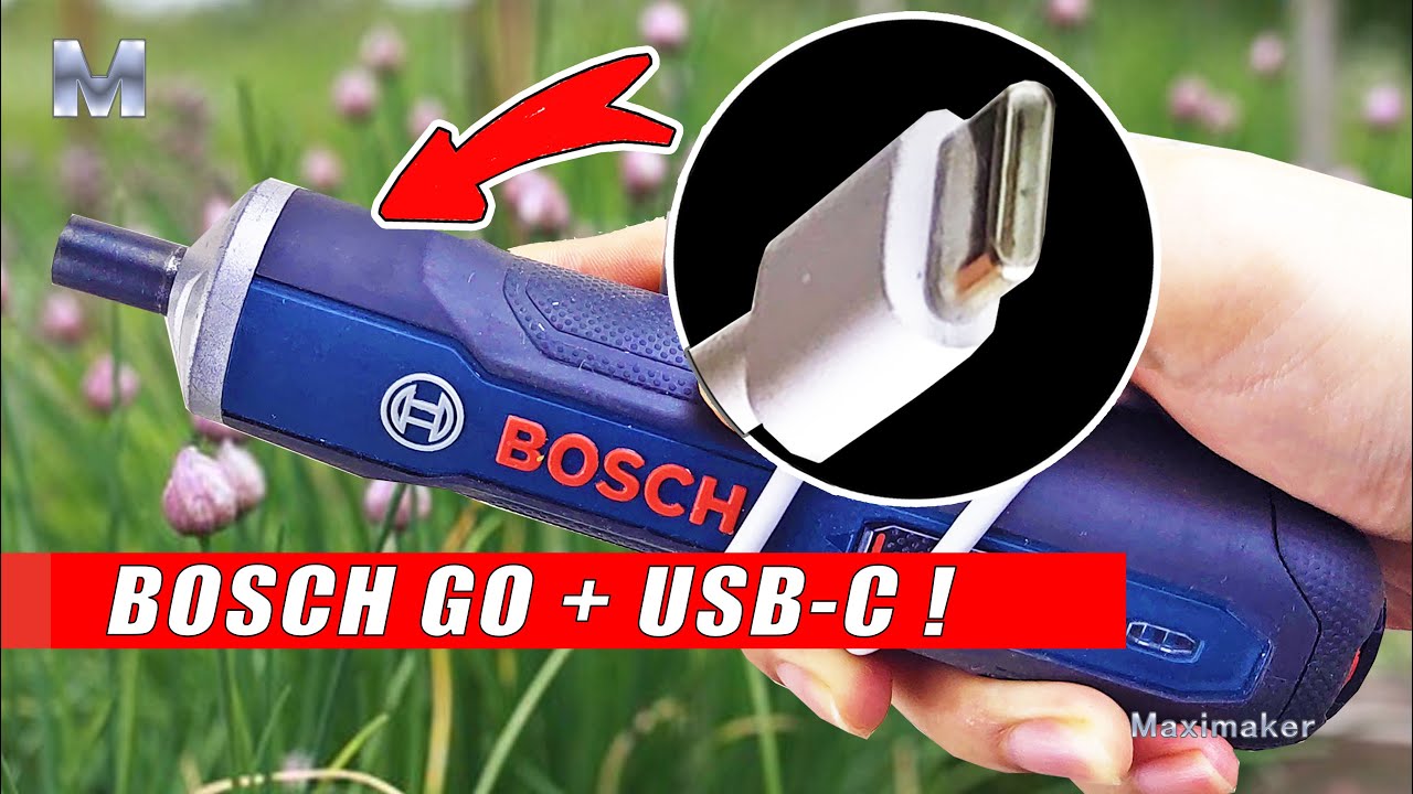 I Modded My BOSCH GO Screwdriver with USB-C charging port. — It Actually Works! Electric Tools