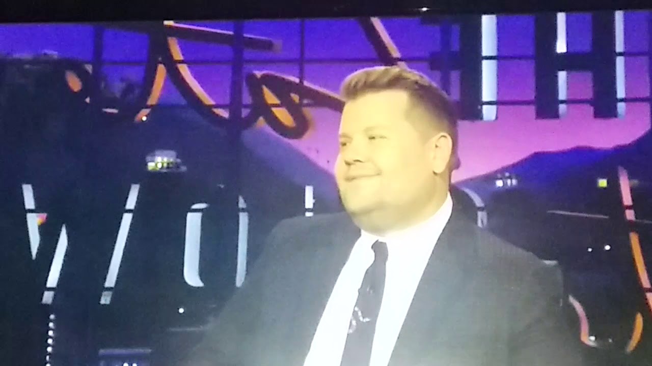 O-TOWN being introduced by James Corden