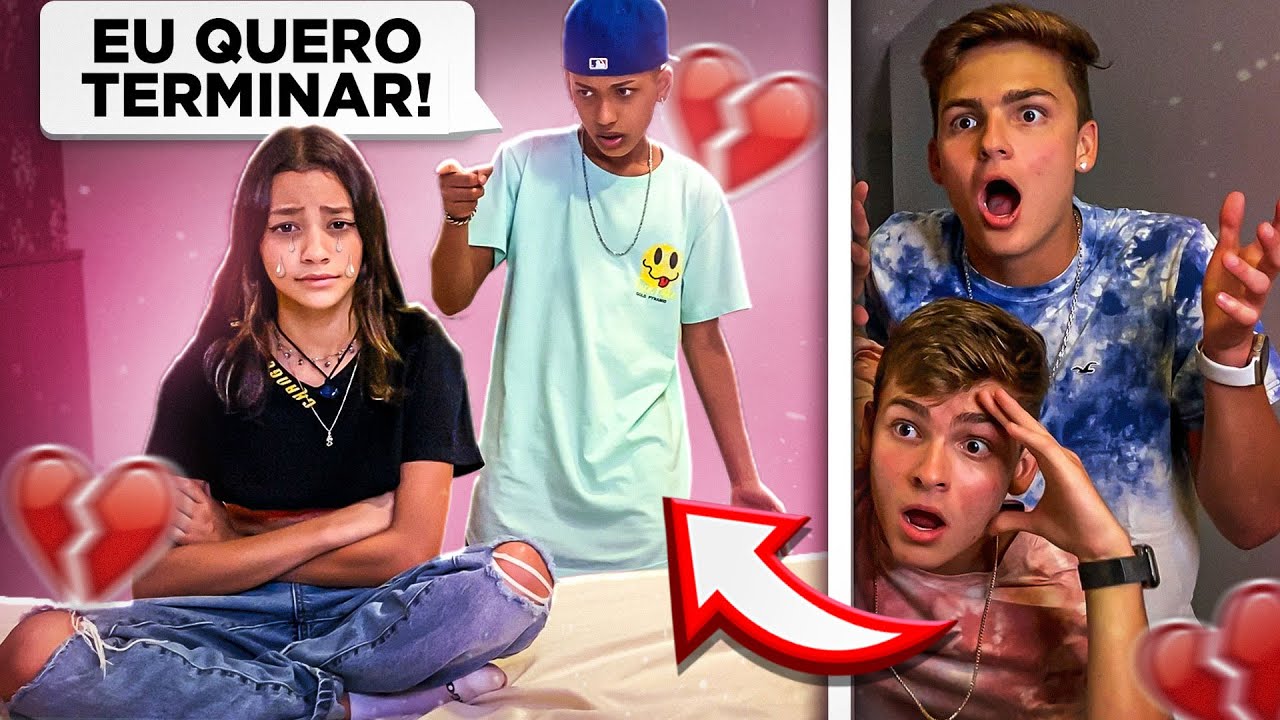 FLAGREI A MILLENA MAIA TERMINANDO COM O CRUSH! •Irmãos Scribel•